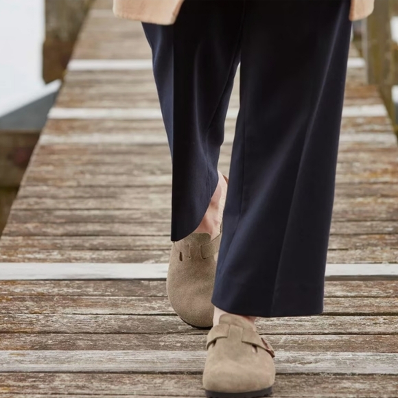 Birkenstock Boston Soft Footbed Suede Clogs Size 6 - Picture 10 of 12